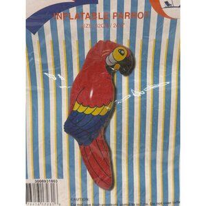 Inflatable Parrot 24.5" Beach Party Decor Pool Toy Summer Fun